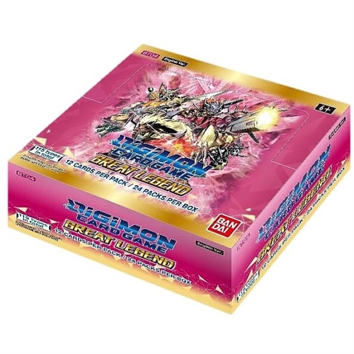 Digimon Card Game - Great Legend Booster Display BT04 (24 Packs)